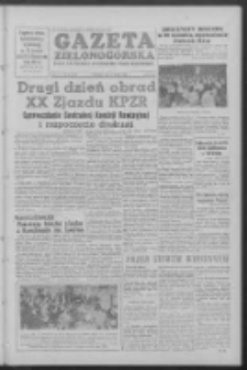 Gazeta Zielonogórska : organ KW Polskiej Zjednoczonej Partii Robotniczej R. V Nr 40 (16 lutego 1956)