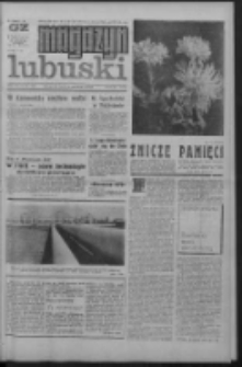 Gazeta Zielonogórska : magazyn lubuski : organ KW Polskiej Zjednoczonej Partii Robotniczej R. XIX Nr 259 (31 październik - 1 listopad 1970). - Wyd. A