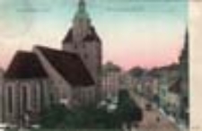 Gorzów Wlkp. / Landsberg a. W.; Markt mit Marienkirche