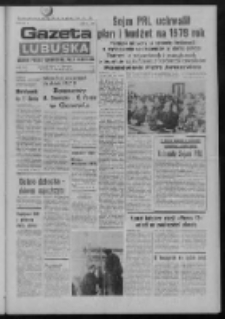 Gazeta Lubuska : dziennik Polskiej Zjednoczonej Partii Robotniczej : Zielona Góra - Gorzów R. XXVI [właśc. XXVII] Nr 291 (22 grudnia 1978). - Wyd. A
