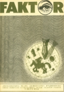Faktor: jednodni&oacute;wka Klubu Dziennikarzy Studenckich, [br. nr] (kwiecień 1978)