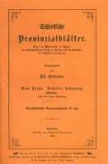Schlesische Provinzialblätter. Neue folge. Sechster jahrgang. Oktober. (Mit einer lithogr. Abbildung.)