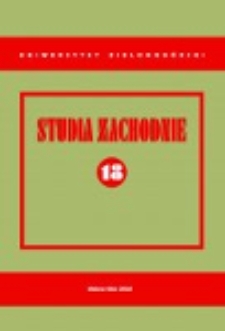 Studia Zachodnie, tom 18