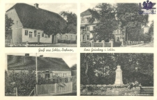 Drzonów / Drehnow; Gruss aus Schles.-Drehnow, Kreis Grünberg i. Schles