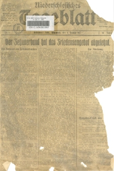 Niederschlesisches Tageblatt, no 1 (Mittwoch, den 3. Januar 1917)