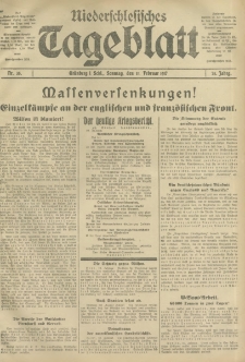 Niederschlesisches Tageblatt, no 35 (Sonntag, den 11. Februar 1917)