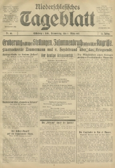 Niederschlesisches Tageblatt, no 50 (Donnerstag, den 1. März 1917)