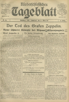 Niederschlesisches Tageblatt, no 58 (Sonnabend, den 10. März 1917)