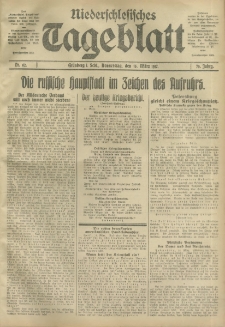 Niederschlesisches Tageblatt, no 62 (Donnerstag, den 15. März 1917)