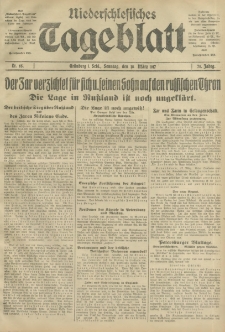 Niederschlesisches Tageblatt, no 65 (Sonntag, den 18. März 1917)