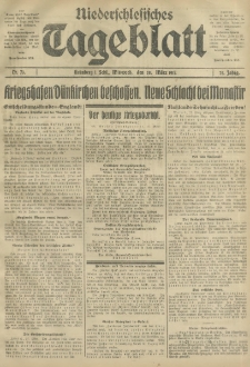 Niederschlesisches Tageblatt, no 73 (Mittwoch, den 28. M&auml;rz 1917)