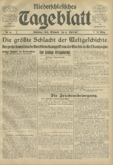 Niederschlesisches Tageblatt, no 89 (Mittwoch, den 18. April 1917)