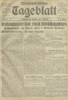 Niederschlesisches Tageblatt, no 106 (Dienstag, den 8. Mai 1917)