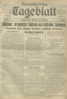 Niederschlesisches Tageblatt, no 118 (Mittwoch, den 23. Mai 1917)