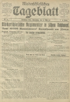 Niederschlesisches Tageblatt, no 119 (Donnerstag, den 24. Mai 1917)