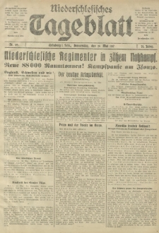 Niederschlesisches Tageblatt, no 119 (Donnerstag, den 24. Mai 1917)