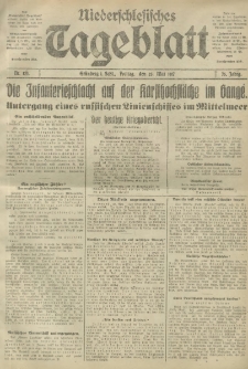 Niederschlesisches Tageblatt, no 120 (Freitag, den 25. Mai 1917)
