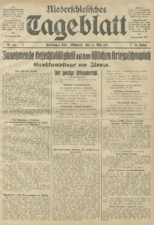 Niederschlesisches Tageblatt, no 123 (Mittwoch, den 30. Mai 1917)