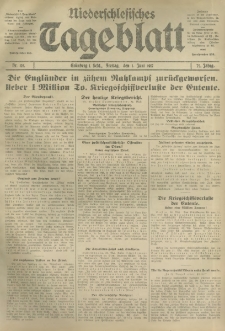 Niederschlesisches Tageblatt, no 125 (Freitag, den 1. Juni 1917)