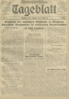 Niederschlesisches Tageblatt, no 133 (Sonntag, den 10. Juni 1917)