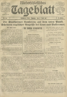 Niederschlesisches Tageblatt, no 139 (Sonntag, den 17. Juni 1917)