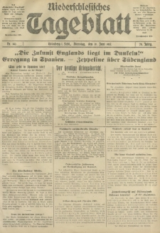Niederschlesisches Tageblatt, no 140 (Dienstag, den 19. Juni 1917)