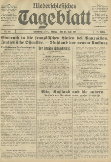 Niederschlesisches Tageblatt, no 143 (Freitag, den 22. Juni 1917)