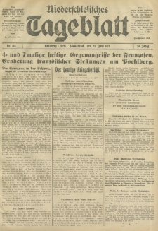 Niederschlesisches Tageblatt, no 144 (Sonnabend, den 23. Juni 1917)