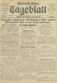 Niederschlesisches Tageblatt, no 148 (Donnerstag, den 28. Juni 1917)