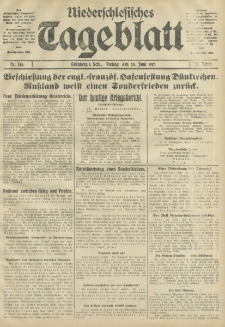 Niederschlesisches Tageblatt, no 149 (Freitag, den 29. Juni 1917)