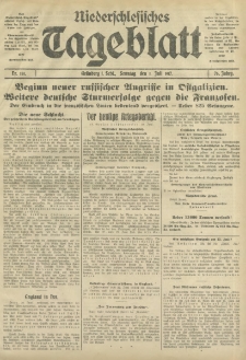 Niederschlesisches Tageblatt, no 151 (Sonntag, den 1. Juli 1917)