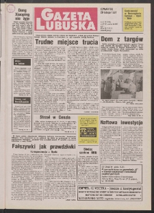 Gazeta Lubuska R. XLV [właśc. XLVI], nr 43 (20 lutego 1997). - Wyd. 1