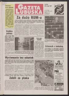 Gazeta Lubuska R. XLV [właśc. XLVI], nr 50 (28 lutego 1997). - Wyd. 1