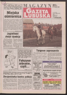 Gazeta Lubuska : magazyn R. XLV [właśc. XLVI], nr 57 (8/9 marca 1997). - Wyd. 1