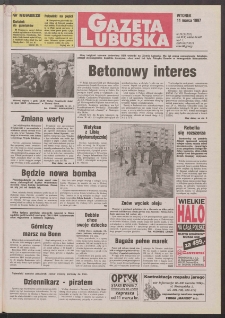 Gazeta Lubuska R. XLV [właśc. XLVI], nr 59 (11 marca 1997). - Wyd. 1
