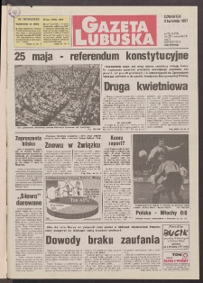 Gazeta Lubuska R. XLV [właśc. XLVI], nr 78 (3 kwietnia 1997). - Wyd. 1