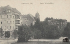 Zielona Góra / Grünberg i. Schles.; Kaiser Wilhelm Platz; Plac Bohaterów