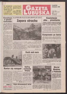Gazeta Lubuska R. XLV [właśc. XLVI], nr 96 (24 kwietnia 1997). - Wyd. 1
