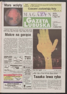 Gazeta Lubuska : magazyn R. XLV [właśc. XLVI], nr 155 (5/6 lipca 1997). - Wyd. 1
