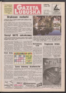 Gazeta Lubuska R. XLV [właśc. XLVI], nr 159 (10 lipca 1997). - Wyd. 1