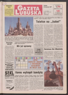 Gazeta Lubuska R. XLV [właśc. XLVI], nr 193 (20 sierpnia 1997). - Wyd. 1