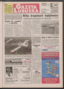 Gazeta Lubuska R. XLVI, nr 218 (18 września 1997). - Wyd. 1