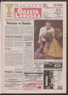 Gazeta Lubuska : magazyn R. XLV [właśc. XLVI], nr 226 (27/28 września 1997). - Wyd. 1