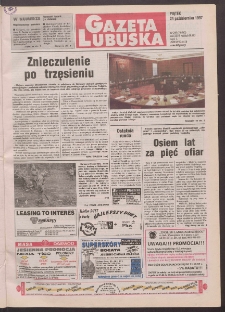 Gazeta Lubuska R. XLVI, nr 249 (24 października 1997). - Wyd. 1