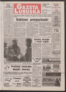Gazeta Lubuska R. XLVI, nr 262 (10/11 listopada 1997). - Wyd. 1