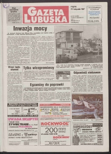 Gazeta Lubuska R. XLVI, nr 271 (21 listopada 1997). - Wyd. 1