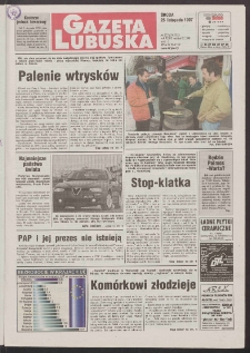 Gazeta Lubuska R. XLVI, nr 275 (26 listopada 1997). - Wyd. 1