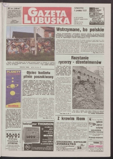 Gazeta Lubuska R. XLVI, nr 282 (4 grudnia 1997). - Wyd. 1