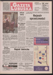 Gazeta Lubuska R. XLVI, nr 288 (11 grudnia 1997). - Wyd. 1