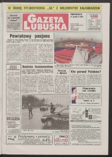 Gazeta Lubuska R. XLVI, nr 300 (29 grudnia 1997). - Wyd. 1